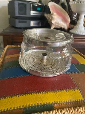 9-cup Pyrex Flameware percolator 50-60s Replacement Glass Basket With Diffuser